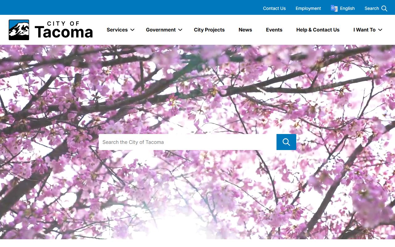 Tacoma City Clerk public records portal for background check and government document requests