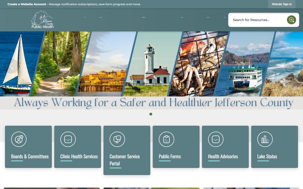 Jefferson County public health and government services for background check records