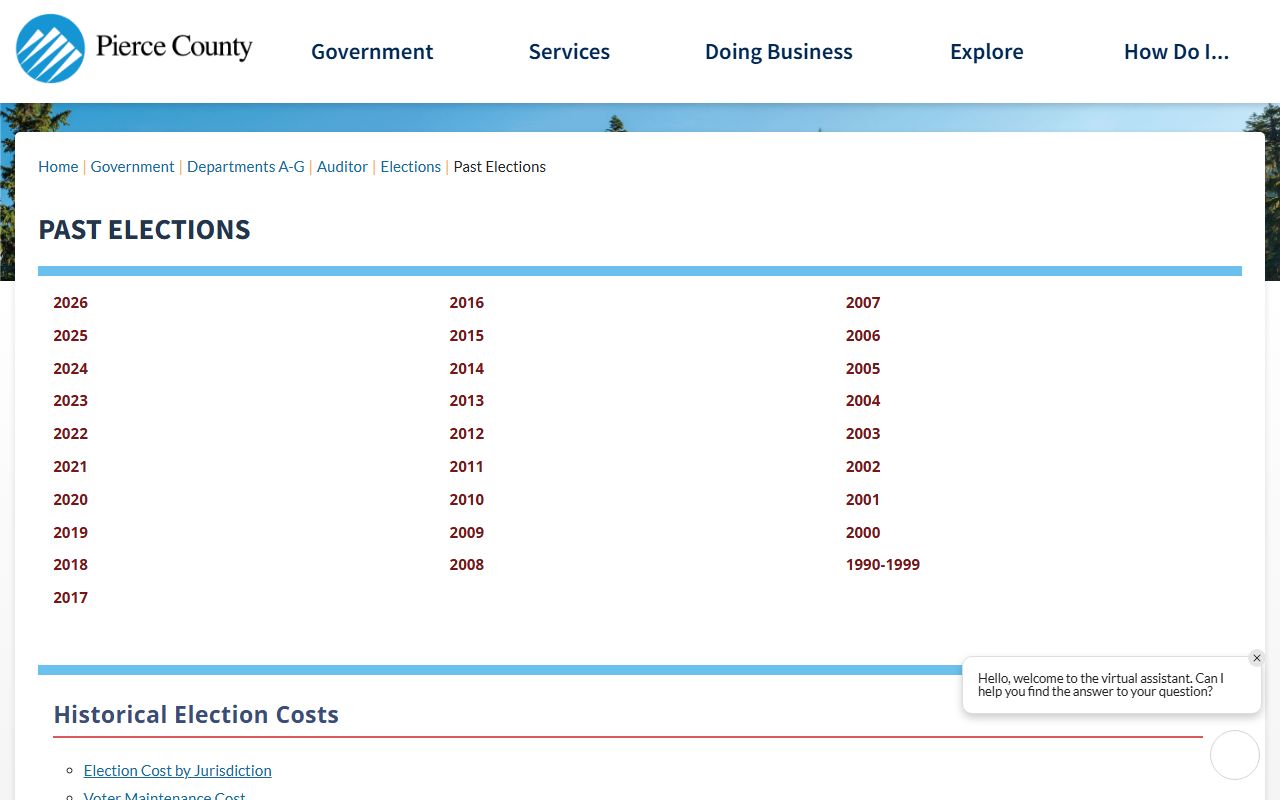 Pierce County Sheriff Department background check and records