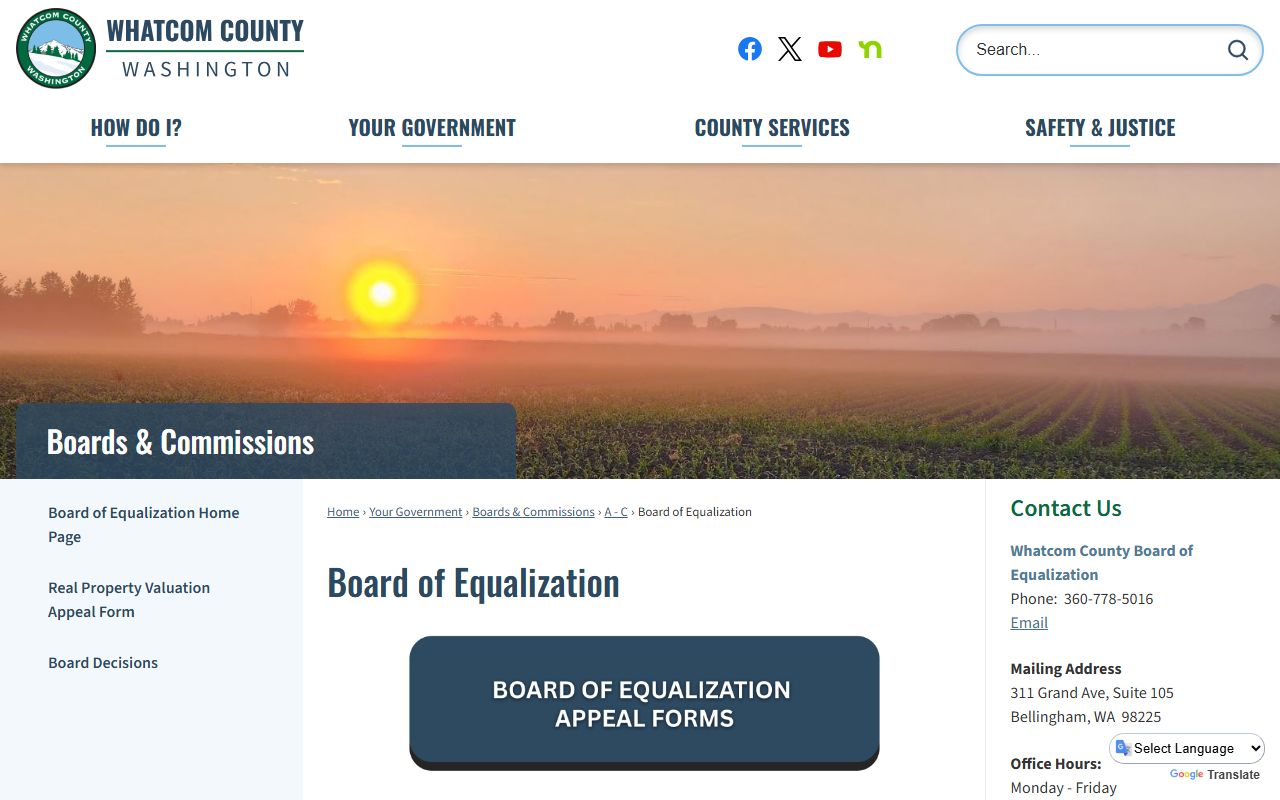 Whatcom County Superior Court page for background check and court records